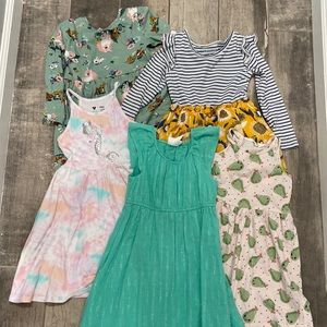 Little Girls Dress Lot Sz 4T